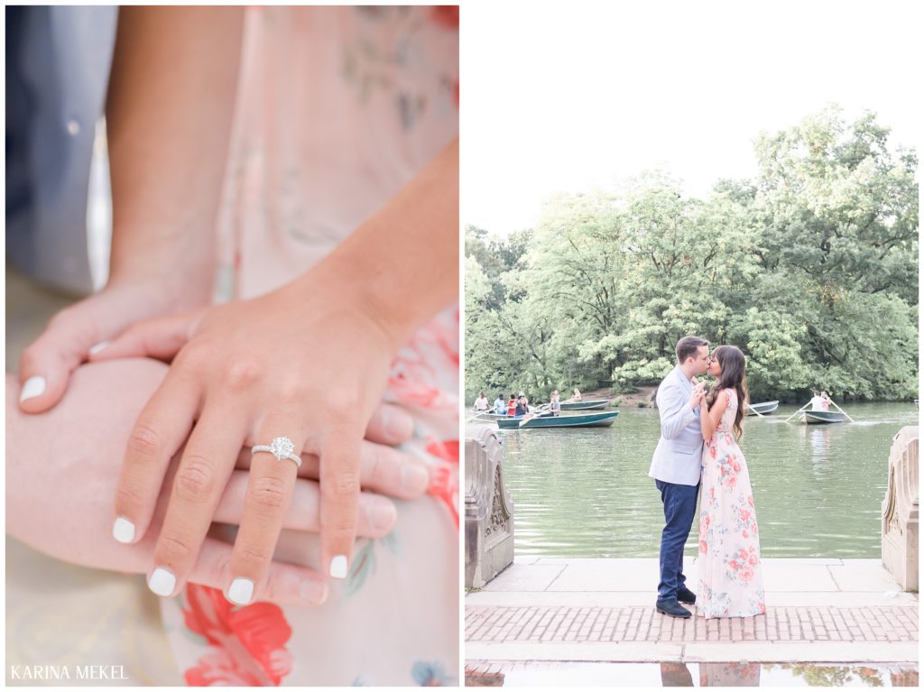 nyc central park engagement photographer 
