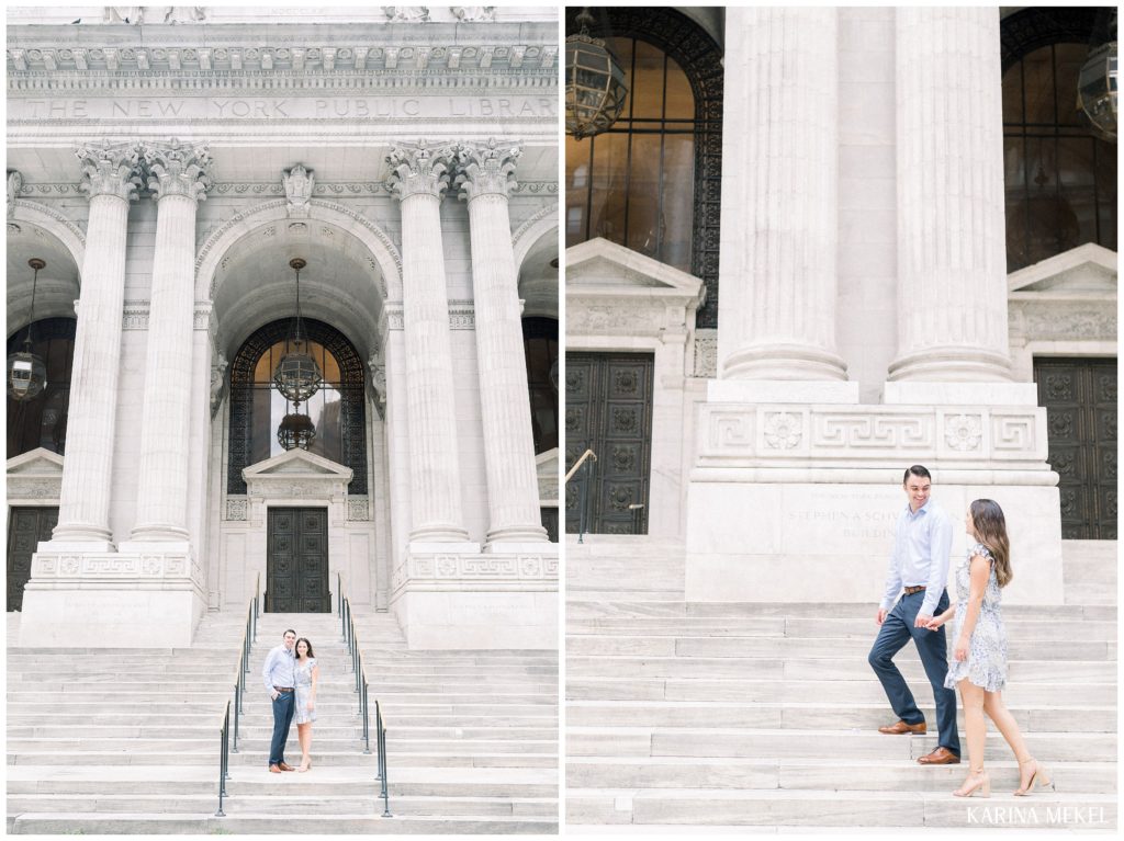 new york public library- nypl engagement photographer 