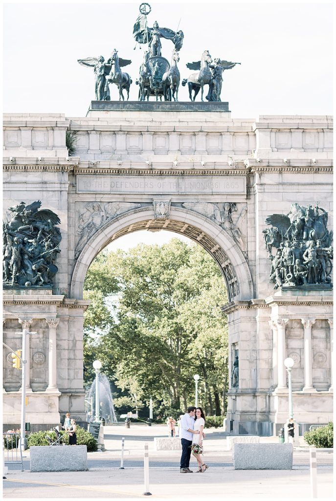 grand army plaza engagement session
