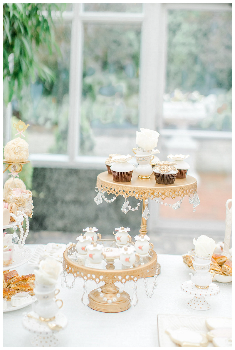 bridal tea themed desserts