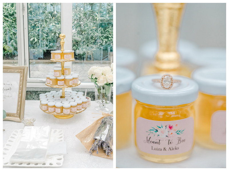 honey favors for bridal tea party 
