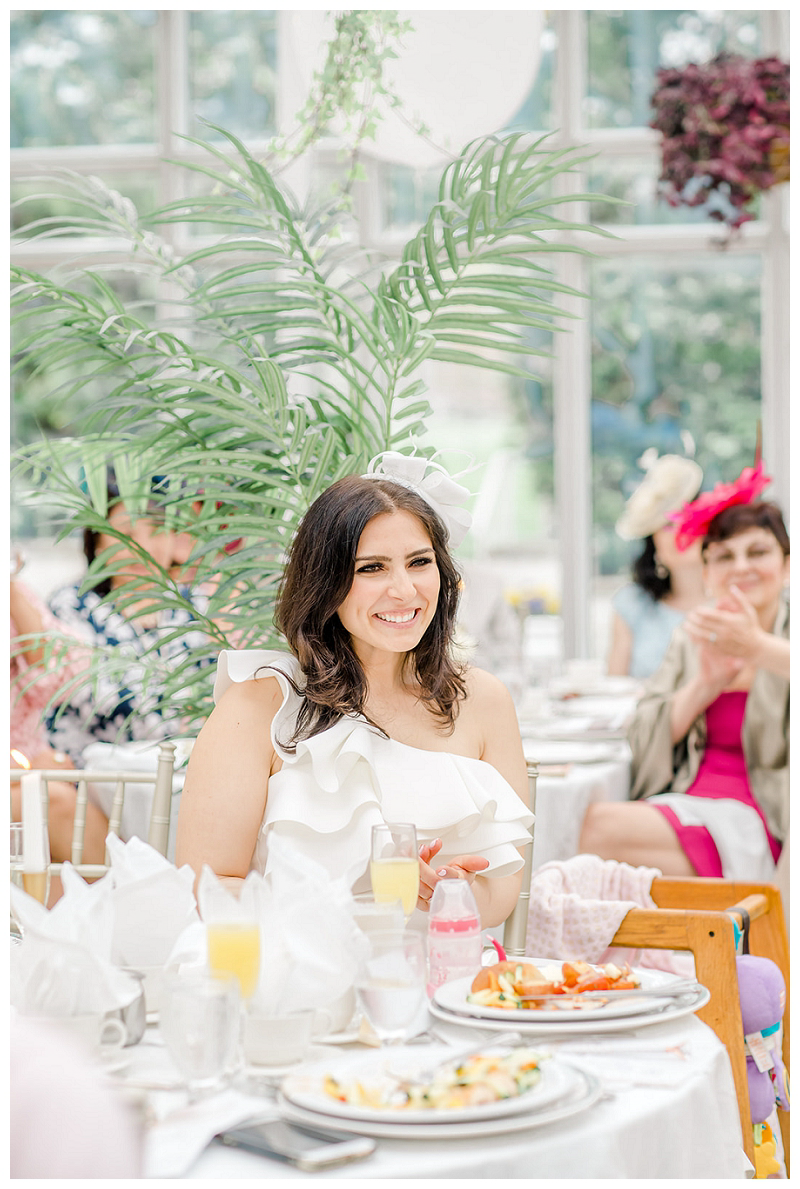 beautiful bride-to-be at morristown bridal shower