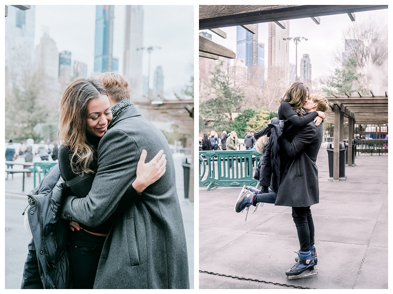 Holiday proposal in Central Park