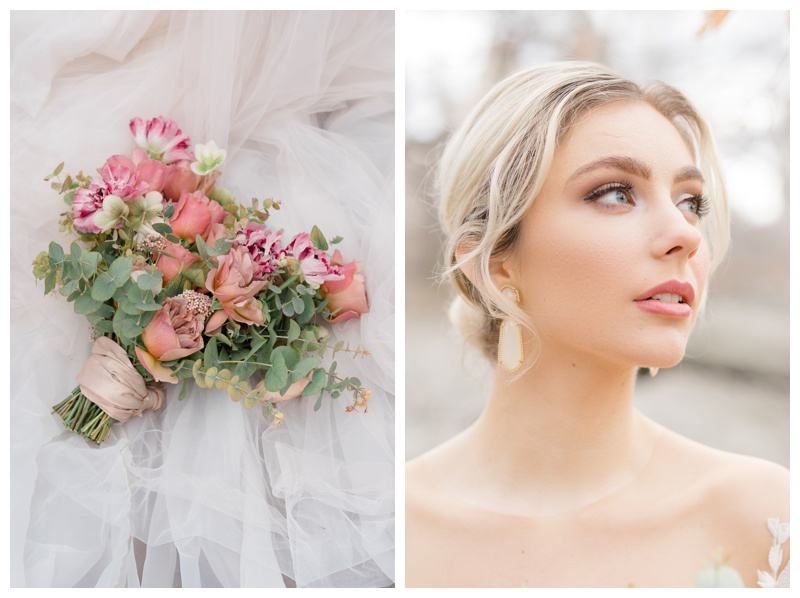 Gorgeous winter NYC bride at Central Park wedding styled shoot in NYC captured by top Central Park wedding photographer Karina Mekel Photography
